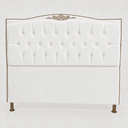 Ver imagem 2 de Cabeceira Greta 195cm Estofada Suede p/ Cama Box Casal King Quarto