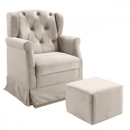Poltrona Balanço Ternura Veludo - Star Confort - 1
