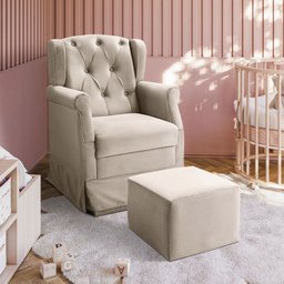 Poltrona Balanço Ternura Veludo - Star Confort - 2