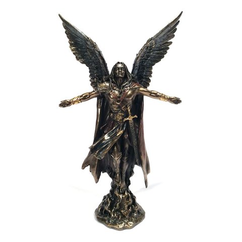 Arcanjo Anjo Uriel Mensageiro Divino Veronese 05000 Estatueta Bronze