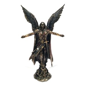 Arcanjo Anjo Uriel Mensageiro Divino Veronese 05000 Estatueta Bronze