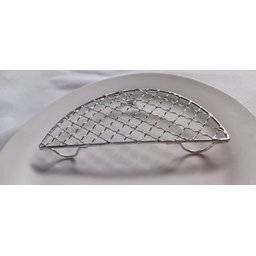 Peneira Mini Grelha Semi Circulo (para Tonkatsu, Tempura, Rolinho Primavera, Camarão) - 5