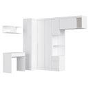 Ver imagem 2 de Guarda-Roupa Modulado 6 Peças Infinity Branco/Line
