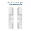 Ver imagem 3 de Guarda-Roupa Modulado 6 Peças Infinity Branco/Line