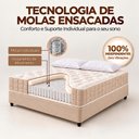 Ver imagem 7 de Colchão King Molas Ensacadas Ibiza + Base 193x203x61 Bom Pastor Bege