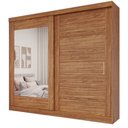 Ver imagem 2 de Guarda Roupa  2 Portas de Correr MDF Espelhado Veneza