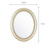 Espelho Decorativo Inova Vinty 56x70cm Dourado Fosco - 2