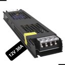 Ver imagem 1 de Fonte Driver Chaveada Slim 12v 30a 360w Bivolt Automática Driver Estabilizado para Fita Led