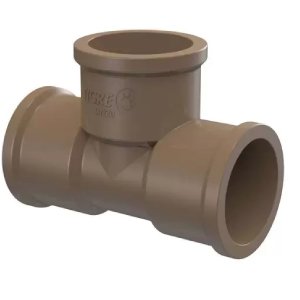 Te 50mm 90 Graus Soldavel Marrom Pvc Rigido Tigre