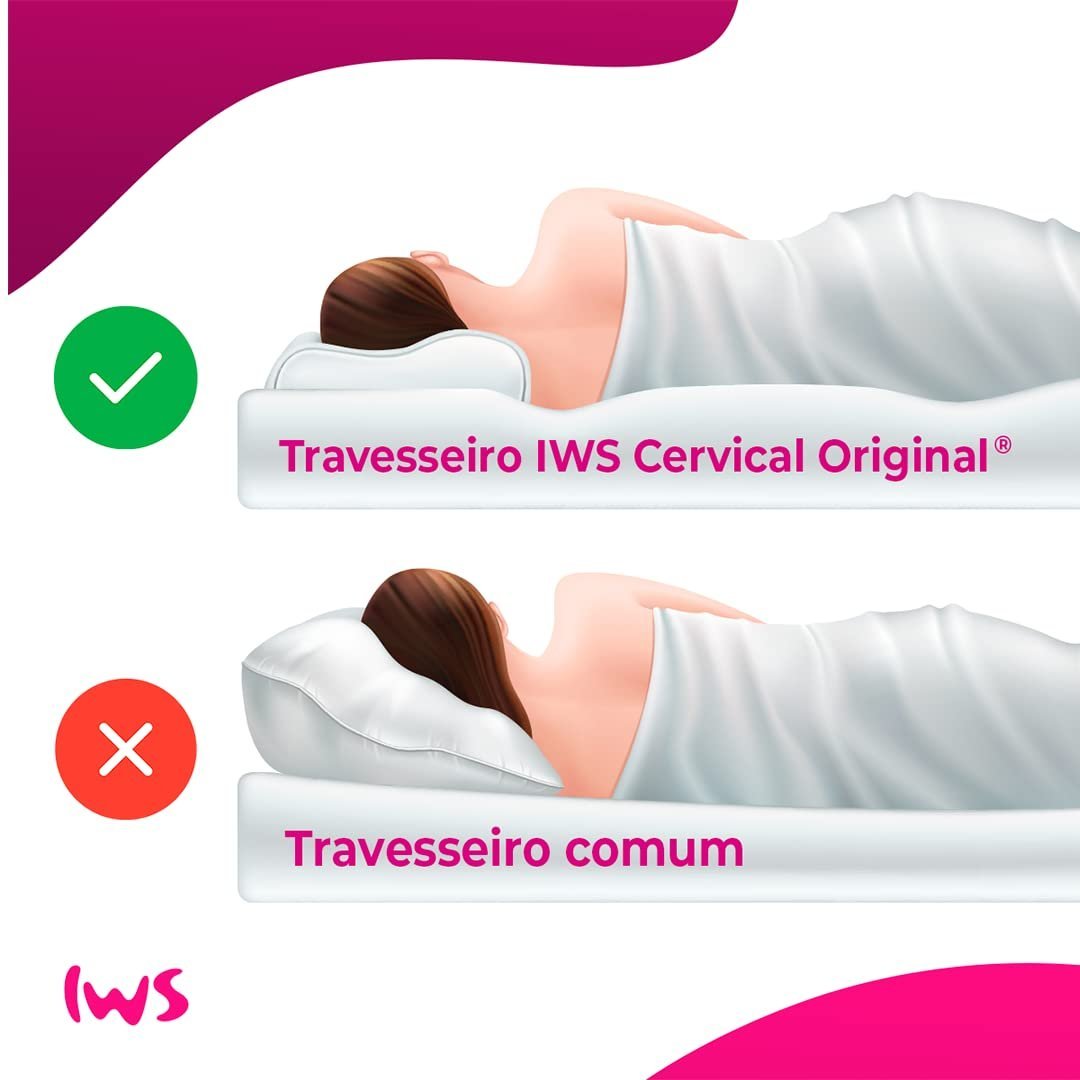 Travesseiro Ergonômico - I Wanna Sleep - Cervical Original® - 5