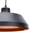 Ver imagem 4 de Pendente Prato Poptem bedd aluminio preto e cobre