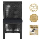 Ver imagem 3 de Mesa Bistro e 2 Banquetas Roma Preta Corda Náutica 12 Trama Original