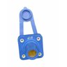 Conector De Cabos Camlock / Cam Lock Painel Fêmea 400A Azul - 2