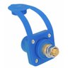 Conector De Cabos Camlock / Cam Lock Painel Fêmea 400A Azul - 4