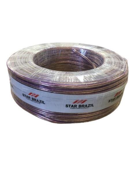 Fio Cristal Bicolor 2X2,5Mm Rolo Com 100 Metros - 1