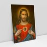 Quadro Sagrado Coração de Jesus Cristo - 1 Tela - 2