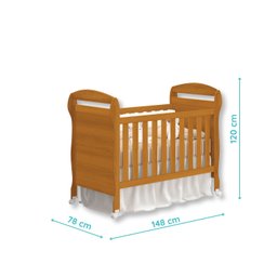 Berço Americano Mini Cama Danny - Reller Móveis:savana Fosco - 5