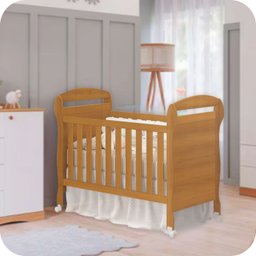 Berço Americano Mini Cama Danny - Reller Móveis:savana Fosco - 3