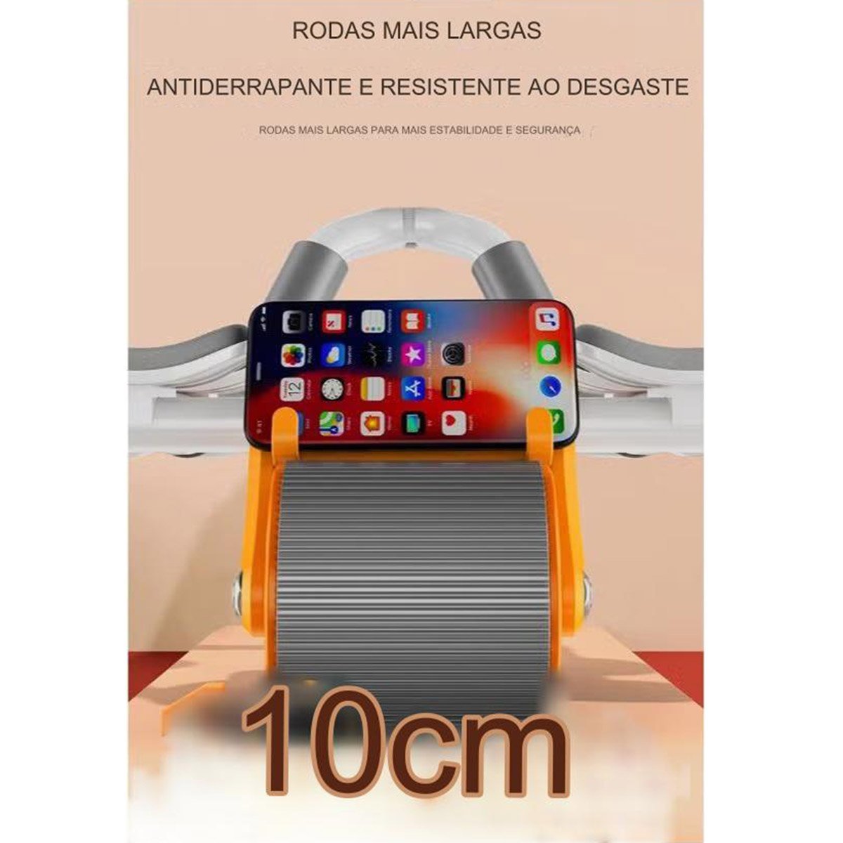 Rolo Abdominal Exercicio Musculaçao Roda Prancha Ombro Braço Fortalecimento Academia Treino Atividad - 7