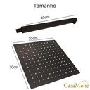 Ver imagem 4 de Chuveiro Ducha para Banheiro 20x20 – Inox Preto - Gourmet