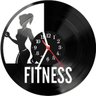 Relógio Parede Vinil Lp ou Mdf Fitness Academia 3 - 1