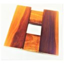 Ver imagem 4 de Kit 3 Suporte Vaso Piso De Madeira Quadrado 25x25