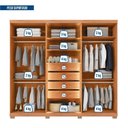 Ver imagem 7 de Guarda-Roupa Casal 6 Portas com LED e Reflecta Sinatra Freijo