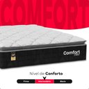 Ver imagem 4 de Colchão Casal Comfort Class Pillow Top 28x138x188cm - Preto - e-Shop Casa