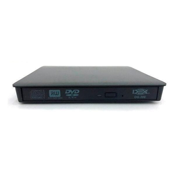 Gravador Dvd Externo Dex Dg-300 Slim Usb 3.0 Preto - 2