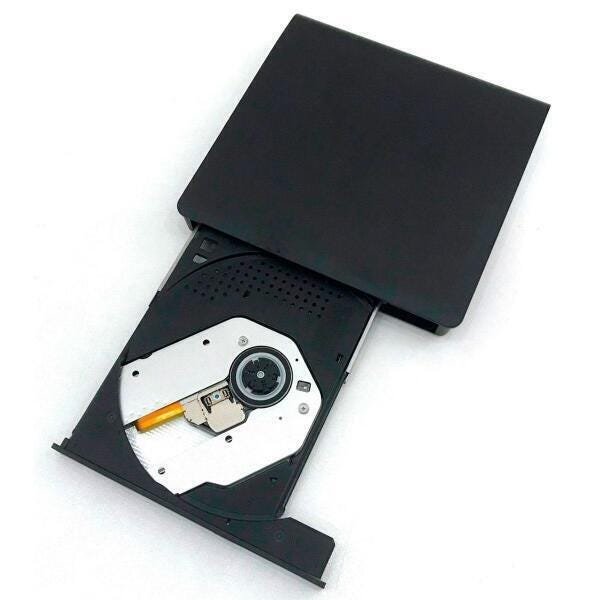 Gravador Dvd Externo Dex Dg-300 Slim Usb 3.0 Preto - 3