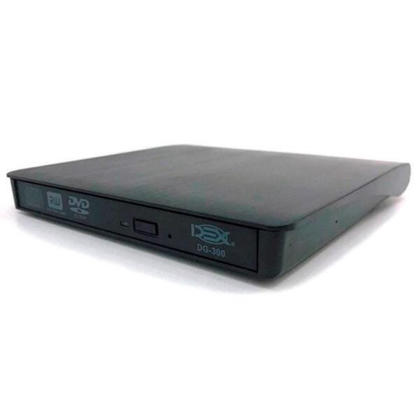 Gravador Dvd Externo Dex Dg-300 Slim Usb 3.0 Preto - 1