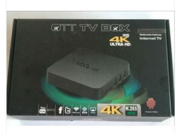 Mx Box Transforma TV em SmarTV - Mxq-4K - Android - 2