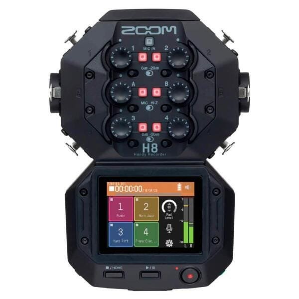 Gravador de Áudio Zoom H8 Handy Recorder Black - 1
