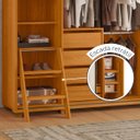 Ver mais imagens de Guarda Roupas com 2 Espelhos 2 Portas de Correr 280cm Dali 163 Espazzo Madetec