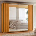Ver imagem 1 de Guarda Roupas com 2 Espelhos 2 Portas de Correr 280cm Dali 163 Espazzo Madetec