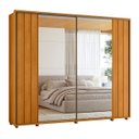 Ver imagem 2 de Guarda Roupas com 2 Espelhos 2 Portas de Correr 280cm Dali 163 Espazzo Madetec