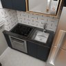 Cuba Pia Cozinha Gourmet Luxo Aço Inox 40x40 Technox - 4