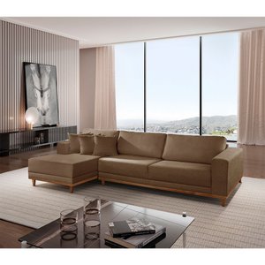 Sofá Cronos 03 Metros Chaise Lado Esquerdo Meu Sofá Online