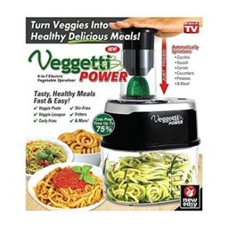 Fatiador espiral para macarrao de legumes e vegetais eletrico bivolt automatico 4 em 1 cortador rala - 3 Fatiador espiral para macarrao de legumes e vegetais eletrico bivolt automatico 4 em 1 cortador rala - 3