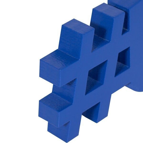 Adorno Decorativo Enfeite de Mesa #Like em MDF Presente Criativo - Azul - 5