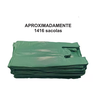 Sacola Plástica Reciclada Reforçada Verde + de 1000 Sacolas - 2