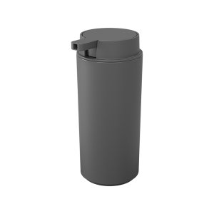 Porta Sabonete Líquido 290ml Coza Serene Cinza Chumbo