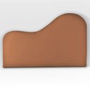 Ver imagem 4 de Cabeceira Orgânica Led 90cm Solteiro Painél para Cama Box Bouclé Serena