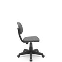 Ver imagem 2 de Cadeira Secretaria Giratoria Bolt - Tecido J.Serrano - Cinza/Preto