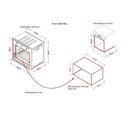 Ver imagem 6 de Forno Elétrico de Embutir 60 Litros E60 Nardelli Inox 220v