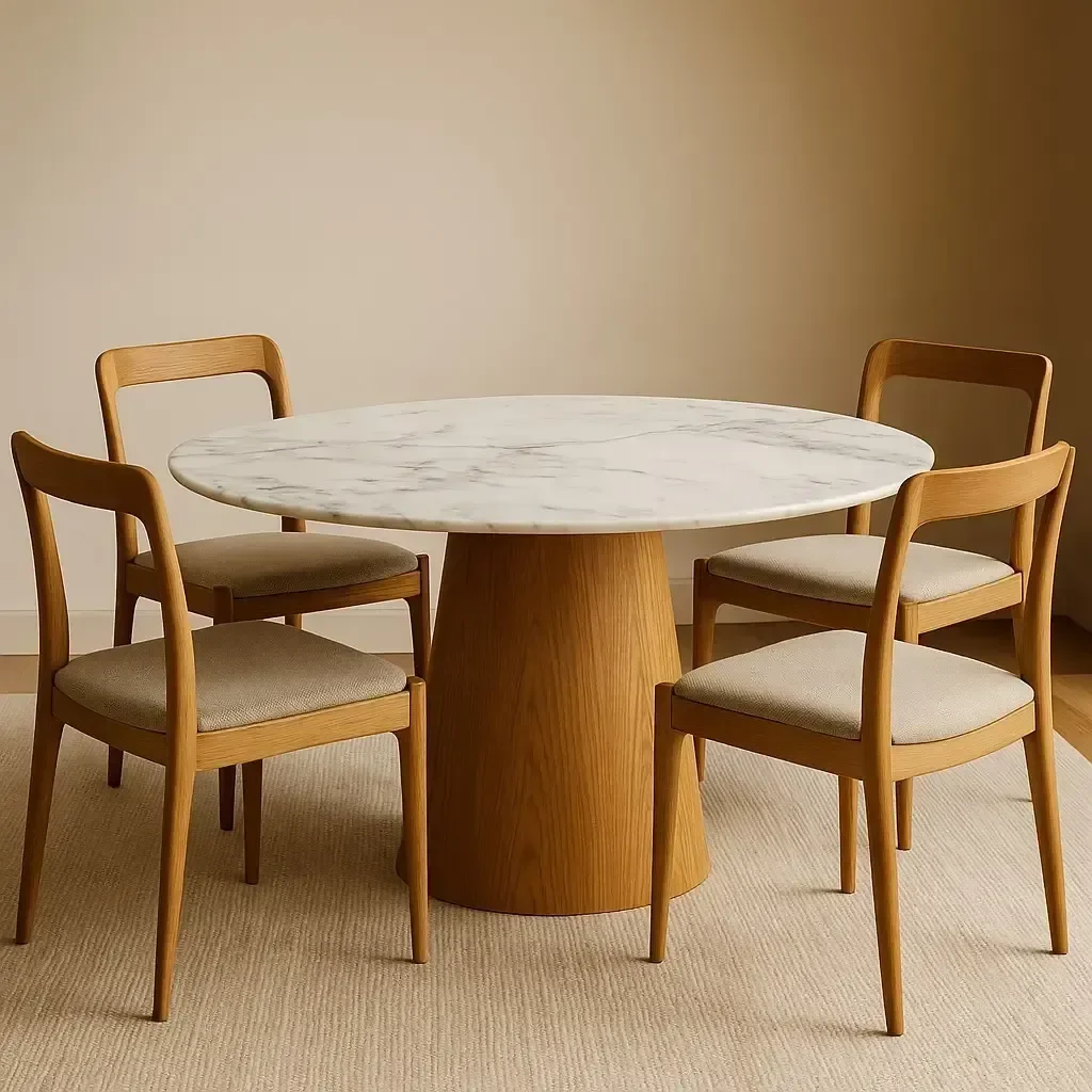 Ver imagem 2 de Mesa Cone 110X70cm em Mármore Espírito Santo