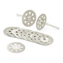 Ver imagem 5 de 10 Serra Discos 22mm Diamantados Corte Micro Retífica Dremel