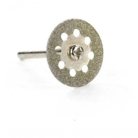10 Serra Discos 22mm Diamantados Corte Micro Retífica Dremel