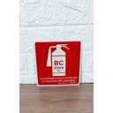 Ver imagem 3 de Placa de Sinalização Fotoluminescente Extintor Bc Co2 15x15