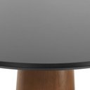 Ver imagem 2 de Mesa Alta Bistrô Cone - Amêndoa - Tampo Ø90cm Preto